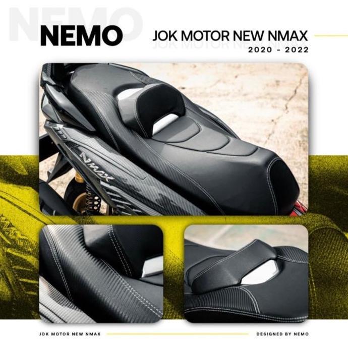 Jok Belakang Merek Nemo New Nmax 2020 2021 2023 Set Carbon