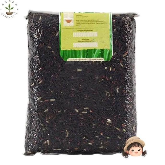 Riso- Lingkar Organik Beras Hitam 1Kg - Beras Hitam Organik