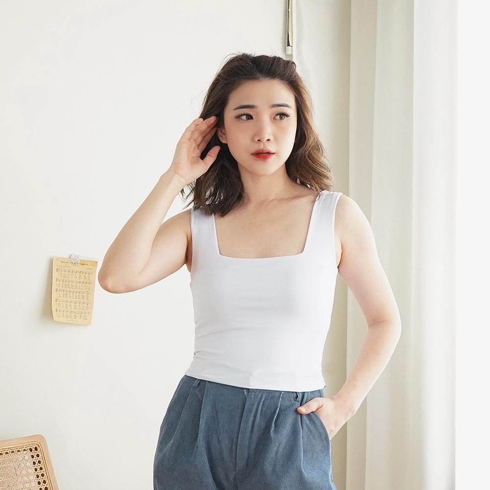 OFFICIAL TANKTOP SQUARE TANK TOP SQUARE TANKTOP BAJU ATASAN WANITA CROP TOP 003