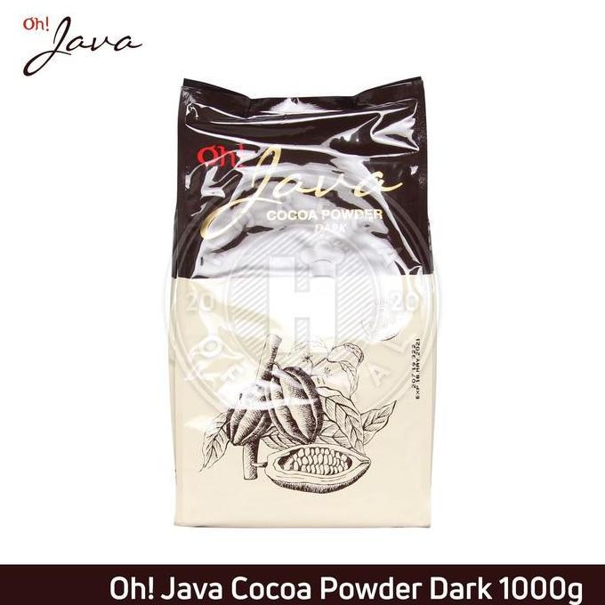 OH JAVA COCOA POWDER DARK CHOCOLATE 1KG / OH JAVA COKLAT KAKAO BUBUK