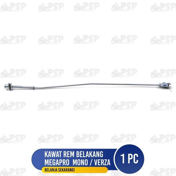 zoroberkah / Kawat Rem Belakang Megapro Mono / Verza - Tiang Tarikan Stick Rim Mur Per Brake Honda C