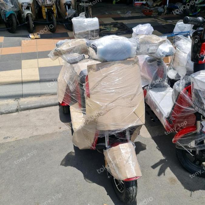 Terlaris Sepeda Listrik Ebike Pasific Exotic Spazio Spasio Roda 3 R3 Tiga Aki