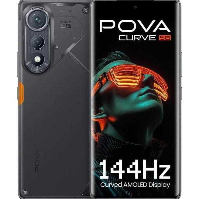 Comunicazione- Tecno Pova 7 Curve 5G - Pova 7 4G 8Gb 256Gb 128Gb - Garansi Resmi Bnib