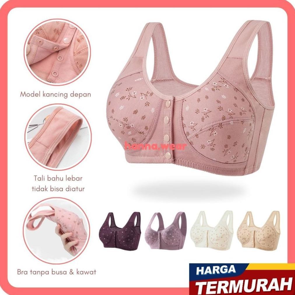 PAKET HEMAT BRA KANCING DEPAN MOTIF BUNGA 3975 BRA BUSUI BH BUSUI BH WANITA BRA WANITA BEHA WANITA B