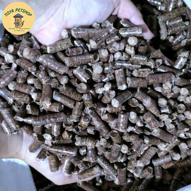 Wood pellet/pellet kayu /pelet kayu 25 KG/ Pasir Kucing Anjing Kelinci