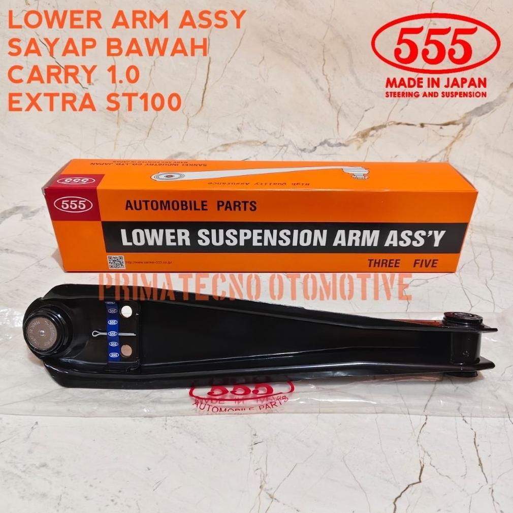 LOWER ARM SAYAP BAWAH SUZUKI CARRY 1.0 CARRY 1000 EXTRA ST100 BALL JOINT MEREK 555 JAPAN SANKEI PART