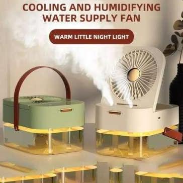 Kp044 Kipas Angin Ac Mini Fan Portable-Remote Control Bisa Dilipat Allshop