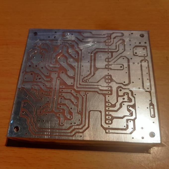 PCB TUNER BLOCK FM MITSUMI FAE347 FAE 347 & AMPLIFIER STEREO TEA2025 TEA 2025 SAF12