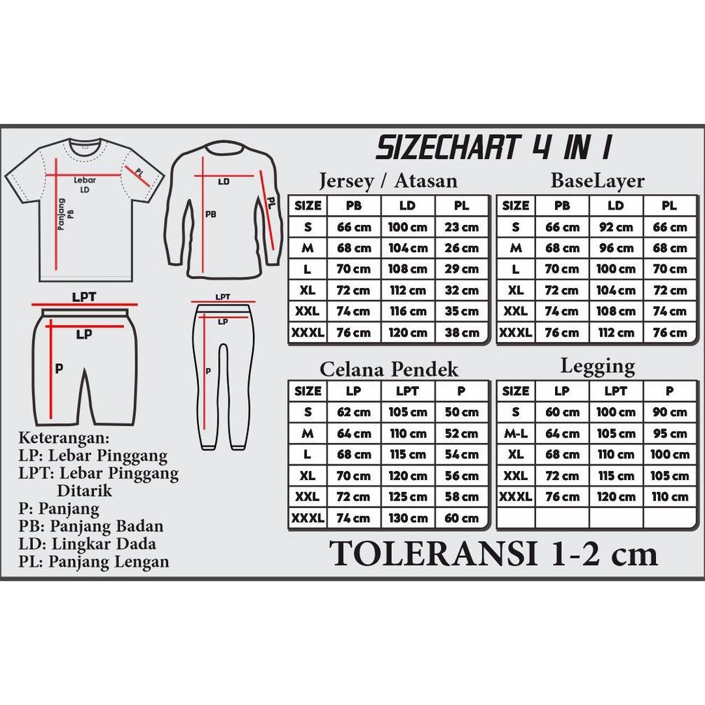 Promo Full Set  4 In 1 Stelan Olahraga Pria Premium Manset Baju Futsal Running {Abu}