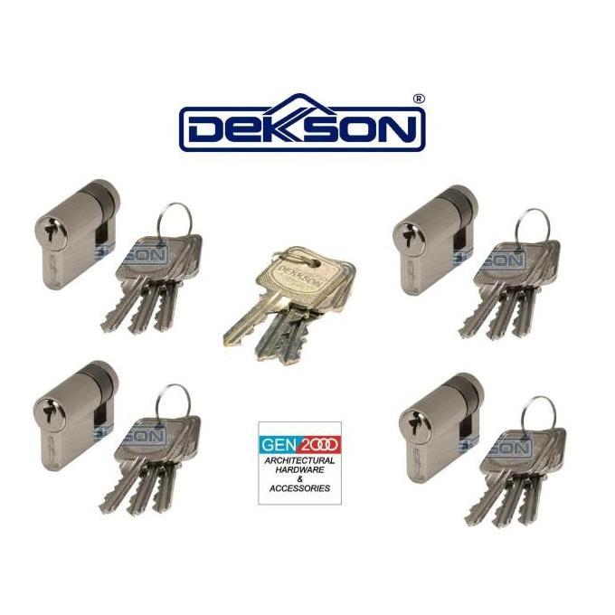 Master Key CYLINDER DEKKSON CYL HC DL30+10MM MATT BLACK Kunci Master Silinder Kunci Dekkson HC DL 40
