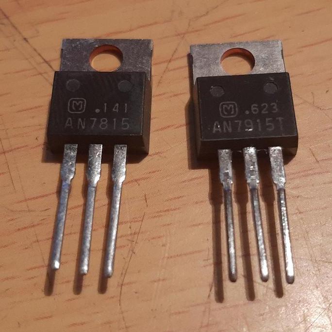 IC REGULATOR 7815 AN7815 AN 7815 & 7915 AN7915 AN 7915 MATSUSHITA NOS SAF12