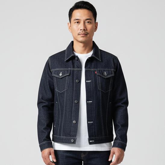 100% AMAN JACKET DENIM SHIBUYA | JACKET DENIM | RAW DENIM 13.5OZ