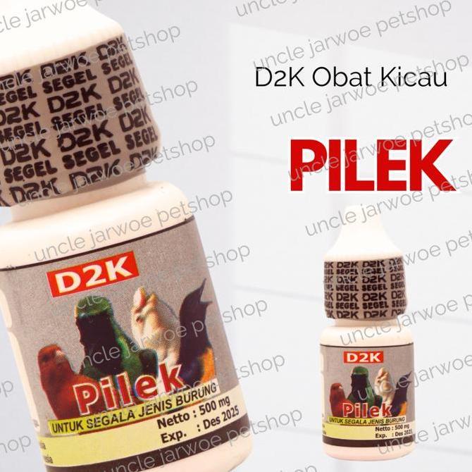 Pilek D2K Obat Burung Sakit Pilek Hidung Berlendir Ngorok Bulu Ngembang Allshop