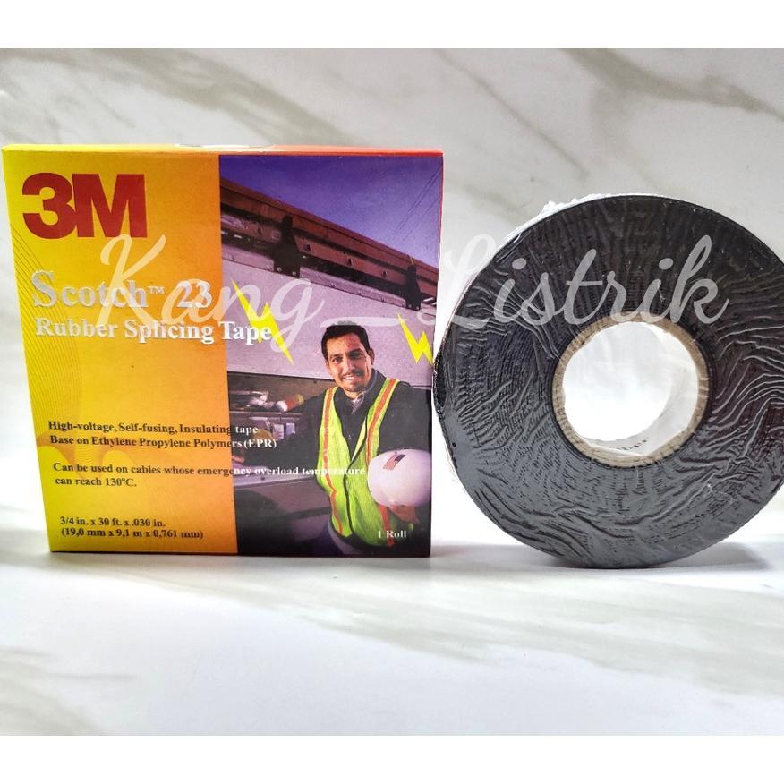 3M Isolasi Listrik Scotch 23 | Isolasi 3M Rubber Scotch 23 Splicing Tape