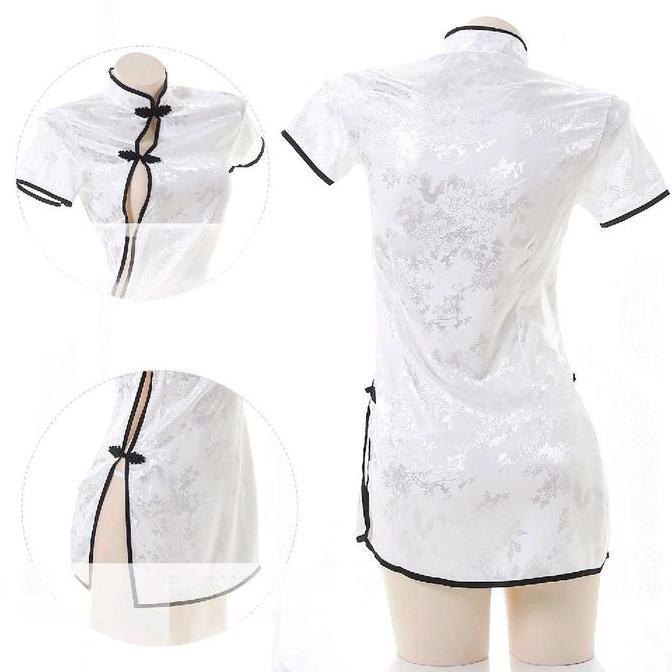 Lingerie Sexy Model Cheongsam Shanghai Classic NightDress Women Sexy F207 Casual Wanita Tidur