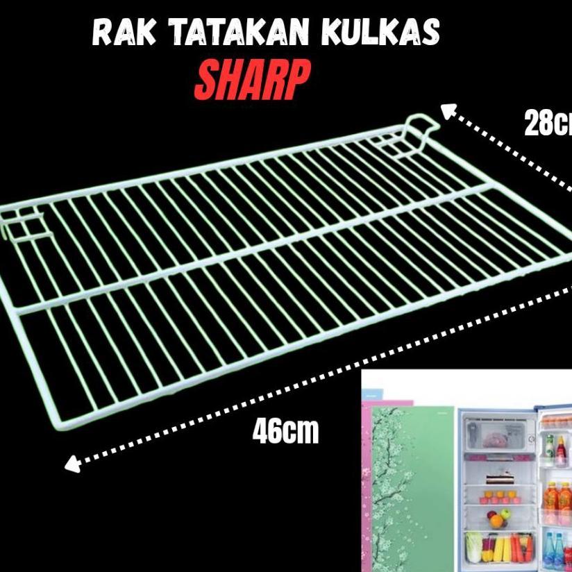 Rak Kulkas / Tatakan Kulkas Besi 46Cm28Cm Untuk Kulkas Sharp