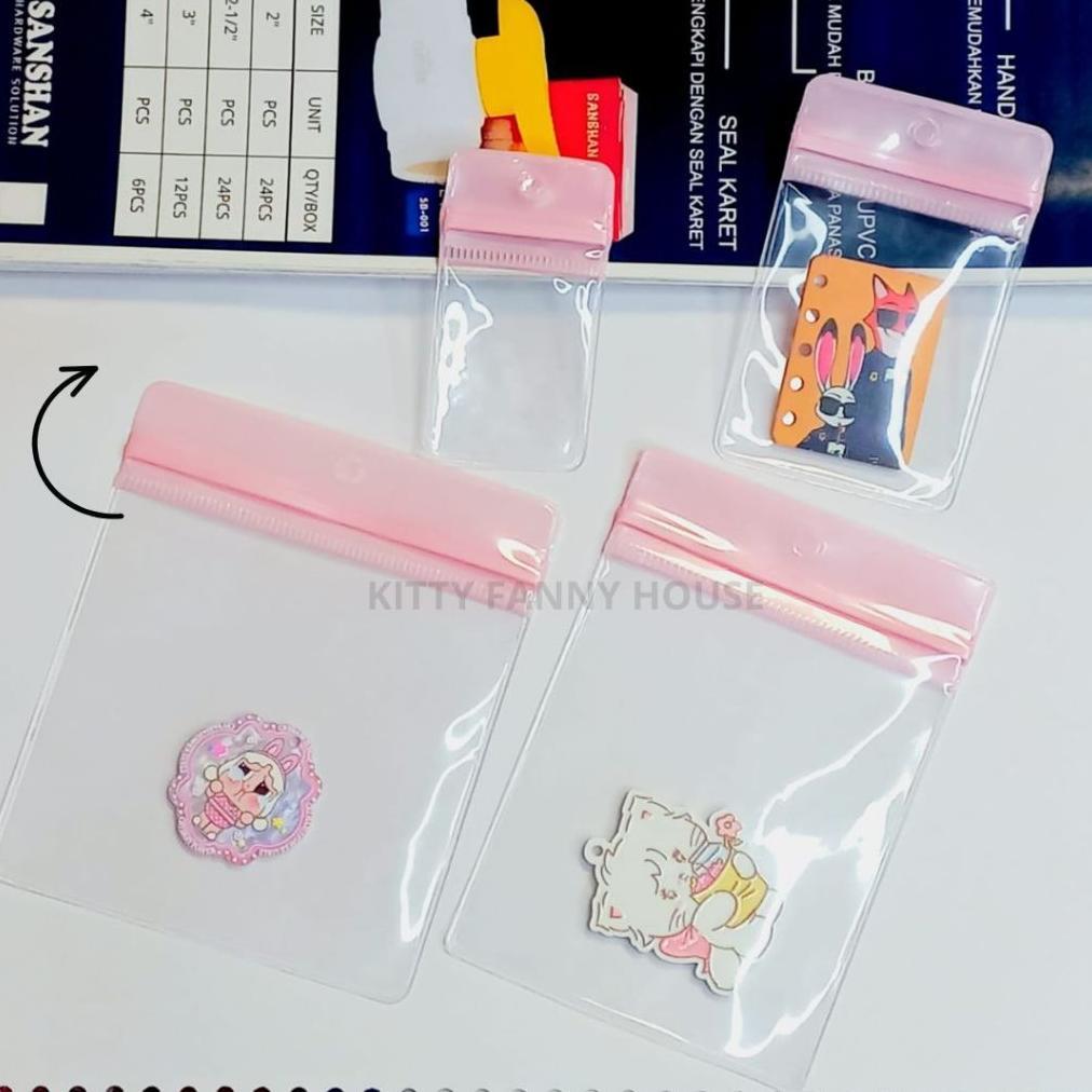 Plastik Ziplock Isi 100 Lembar  Pvc Bening Transparan/Plastik Ziplock Isi 100 Lembar  Pvc Bening Tra