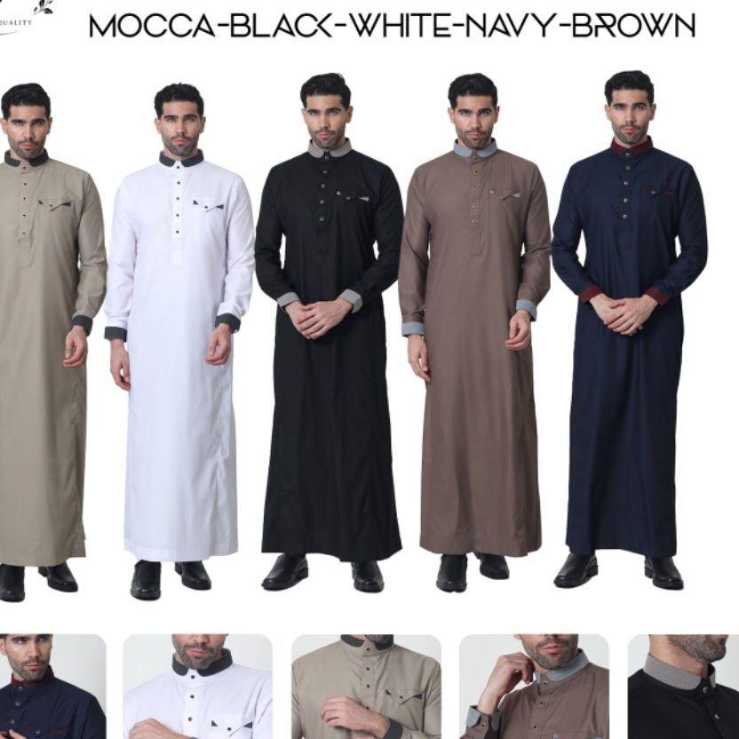 Alghorib Km 06 Gamis Pria Thobe Jubah Premium Slim Fit