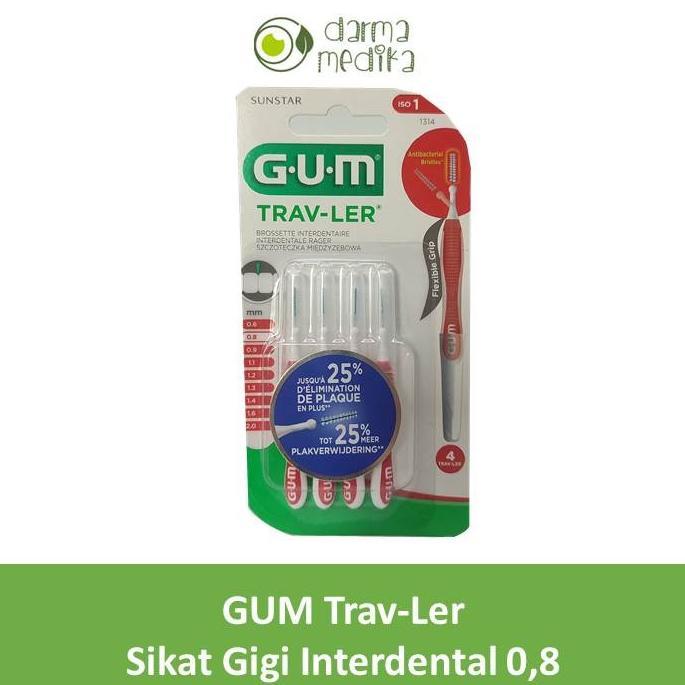 Sikat Gigi Interdental Ortho Ortodontic Sela Gigi Behel Gum