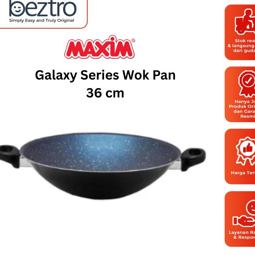 Maxim Wok Pan 36 Cm Gal36Wok Galaxy 36 Cm Wok Wajan Penggorengan Fry Pan