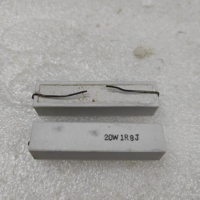resistor 20w 1,8 ohm putih bagus