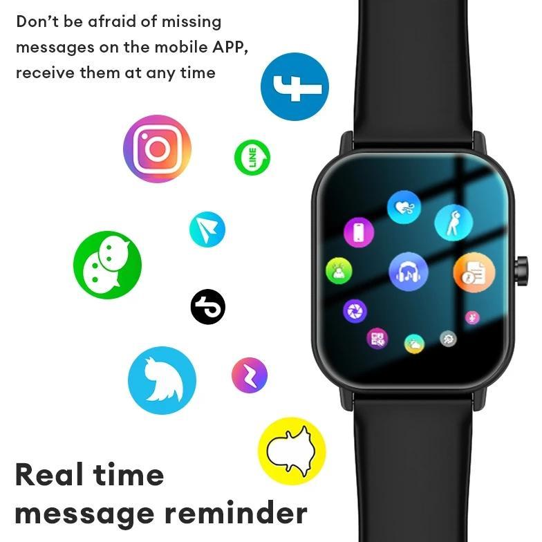 EXCLUSIVE HUAFIT AOLON GTS SMARTWATCH ASLI LAYAR 41MM RUNNING PACE WALLPAPER KUSTOM BLUETOOTH CALL K