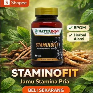 Naturindo Staminofit Herbal Pria Dewasa Olah Ragawan Pekerja Berat