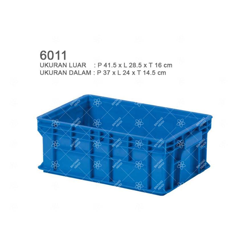 Keranjang Industri Serbaguna 6011 Rabbit Container Plastik Box Buah & Sayur