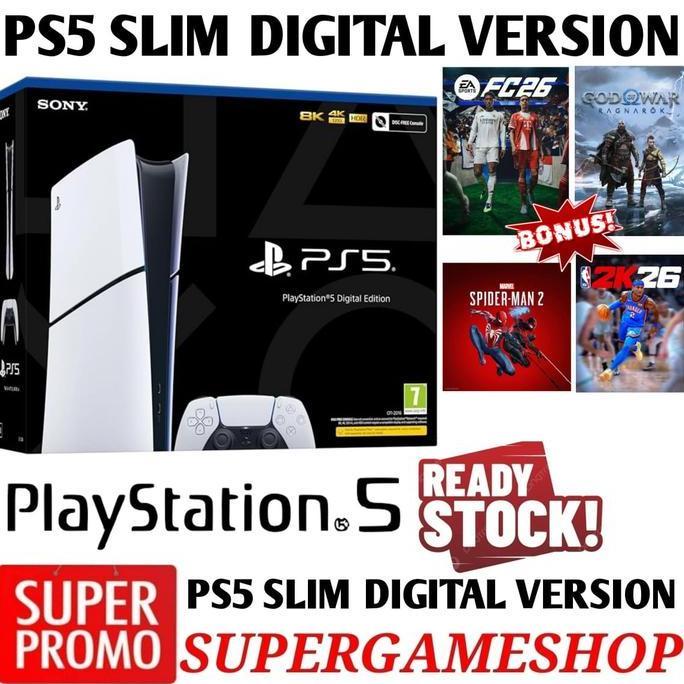 PS5 Console PS5 Slim Disc Version - PS5 Slim Console Digital Version