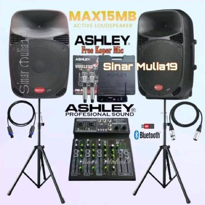 fauziakh.store / Paket Sound System Karaoke Speaker 15 Inch BareTone ( Aktif & Pasif ) Diskon