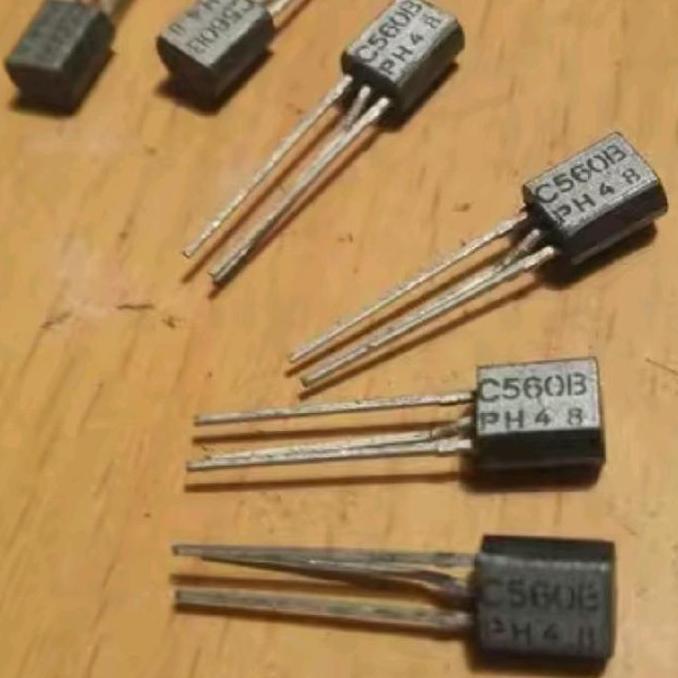 TRANSISTOR BC560B BC560 B BC 560B BC 560 B B C 560 B C560B C560 B ORIGINL PHILIPS SAF12