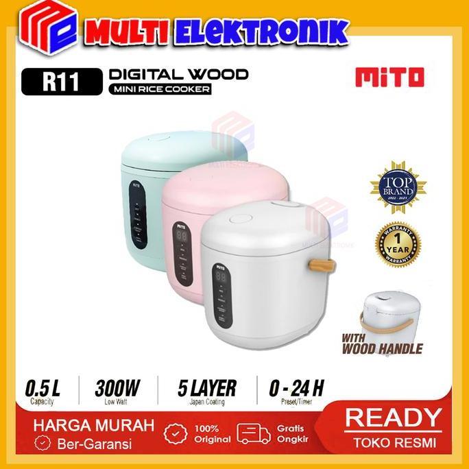 Mito Rice Cooker Mini R11 Kapasitas 0.5Liter | Rice Cooker Mini Mito R 11 | Mito Rice Cooker R-11 Ga