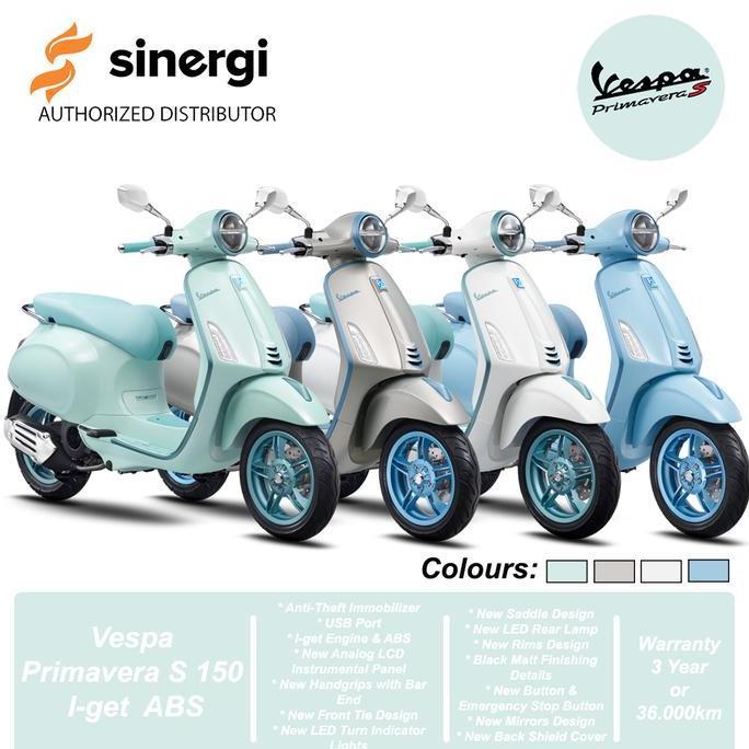 Veicolo- Vespa Primavera S 150 I-Get Abs - [Bekasi,Depok,Tangerang]