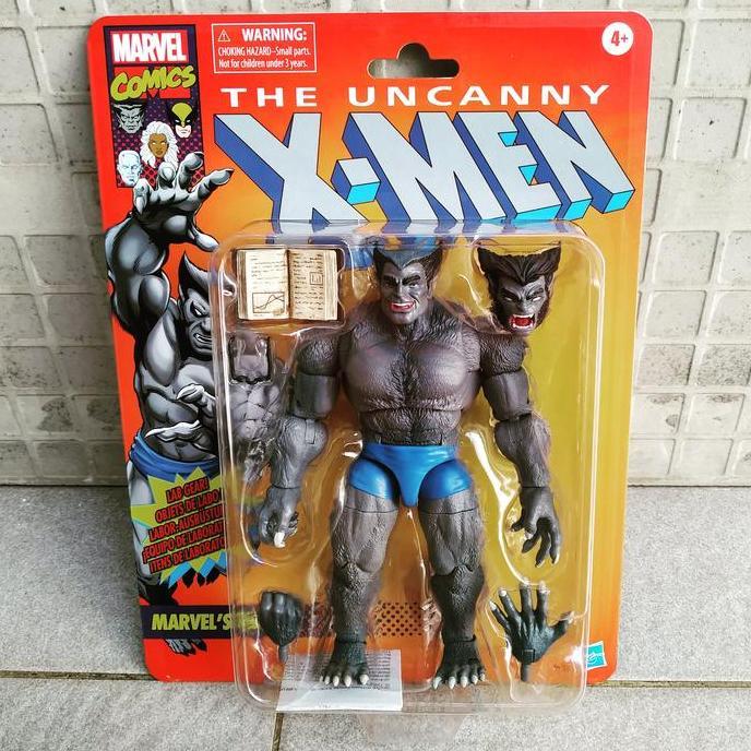HASBRO MARVEL LEGENDS RETRO X-MEN GREY BEAST GRAY XMEN
