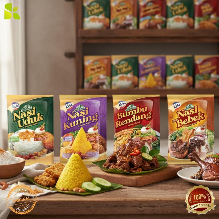Kobe Bumbu Komplit Sachet 1 Renceng Isi 10 - Bumbu Nasi Uduk, Kuning & Masakan Nusantara