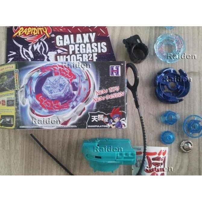 Promo Beyblade Bb70 Galaxy Pegasus W105R2F