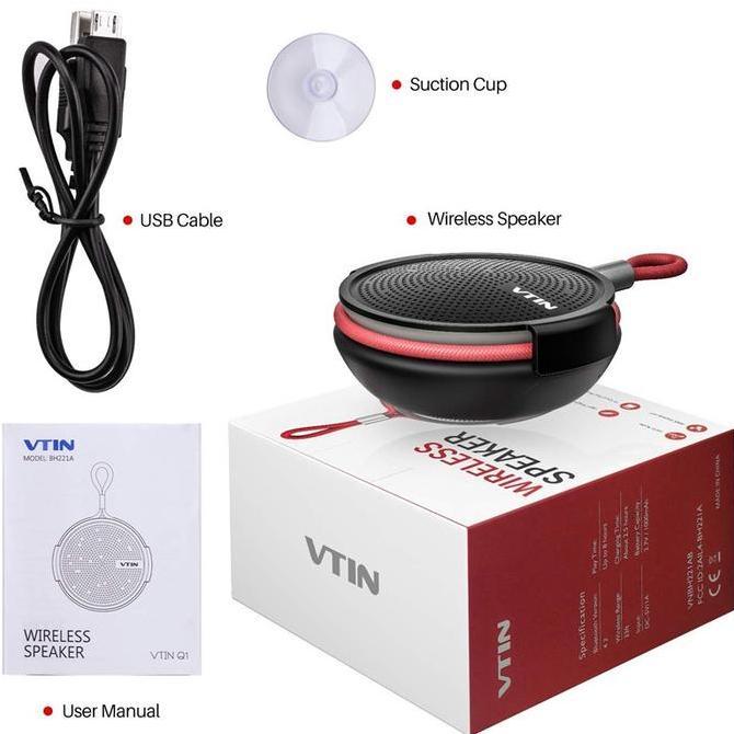 yellowbench / VTIN Bluetooth Speaker Portable Wireless Original BH221 Q1 Diskon