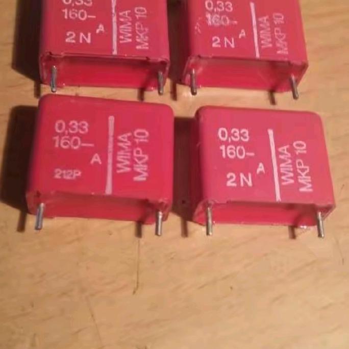 MKP10 0.33 330NF 330N 330 NF 0.33UF 160V WIMA ORIGINAL NOS SAF12