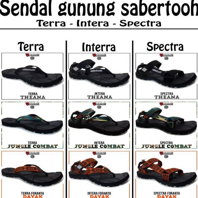 Sendal gunung SABERTOOTH terra - intera - spectra