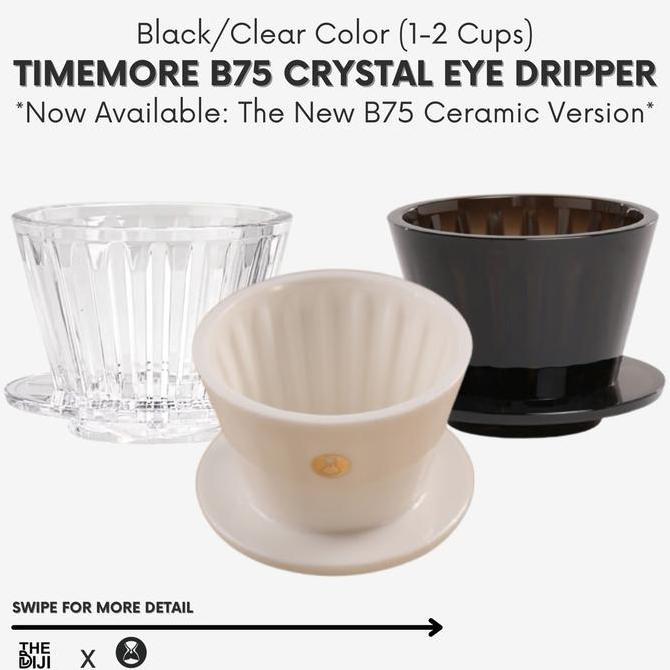 Timemore B75 Dripper Crystal Eye Flat Bottom 1-2 C