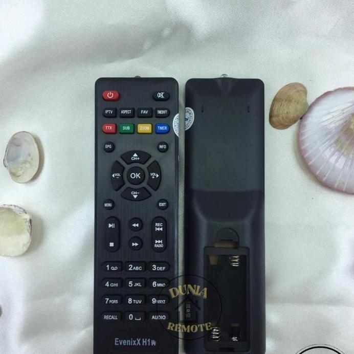 Remot Remote Set Top Box DVB T2 evinix H1 / multimedia STB