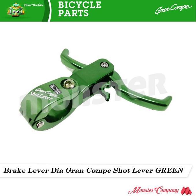 Dia-Compe Brake Lever Dia Gran Compe Shot Lever GREEN Handle Rem Sepeda Retro Fixie Roadbike Klasik 