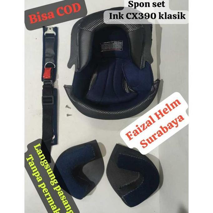 Busa/ Spons komplit INK CX390 INK BATMAN INK CLASSIC Helm Motorcycle