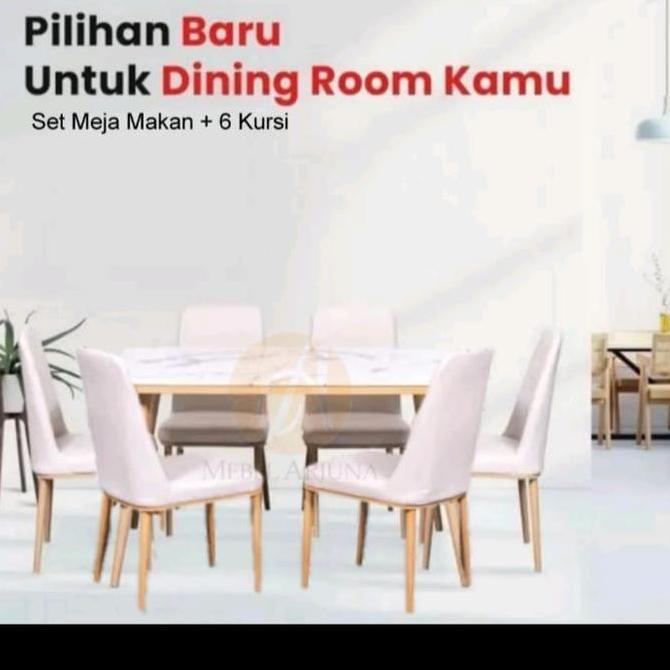 Terbaru Importa Meja Makan Marmer Matto