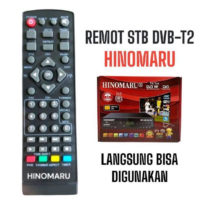 remote remot STB TV HINOMARU langsung pakai tanpa setting