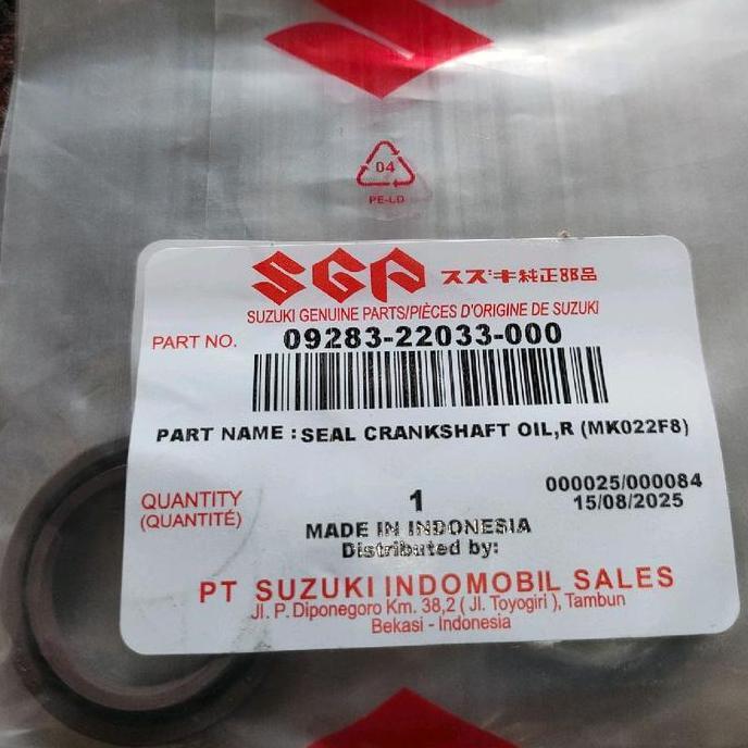 09283-22033-000 SEAL KRUK AS KANAN SKYWAVE HAYATE ORIGINAL SEAL MAGHNET PROMO