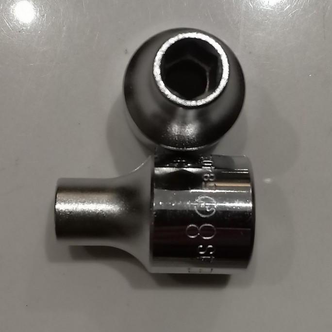 Sockets Tone 8 mm x 12,7 mm , 6 pt