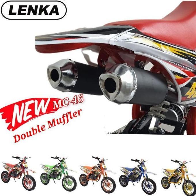Terlaris Motor Mini Trail Lenka 46 Mesin 2 Tak 50 Cc - Mainan Motor Cross Anak #Ssid