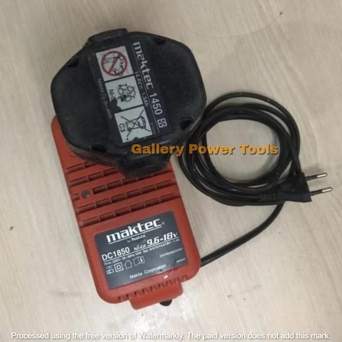 chas charger maktec DC 1850 battery DC 1450 bor drill mt 062 mt062 ori