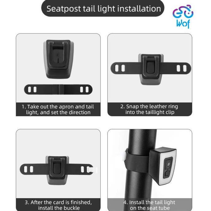 ROCKBROS Braket Karet Pengganti Cadangan untuk lampuBelakang Helm TT30-WD Replacement Rubber Taillig